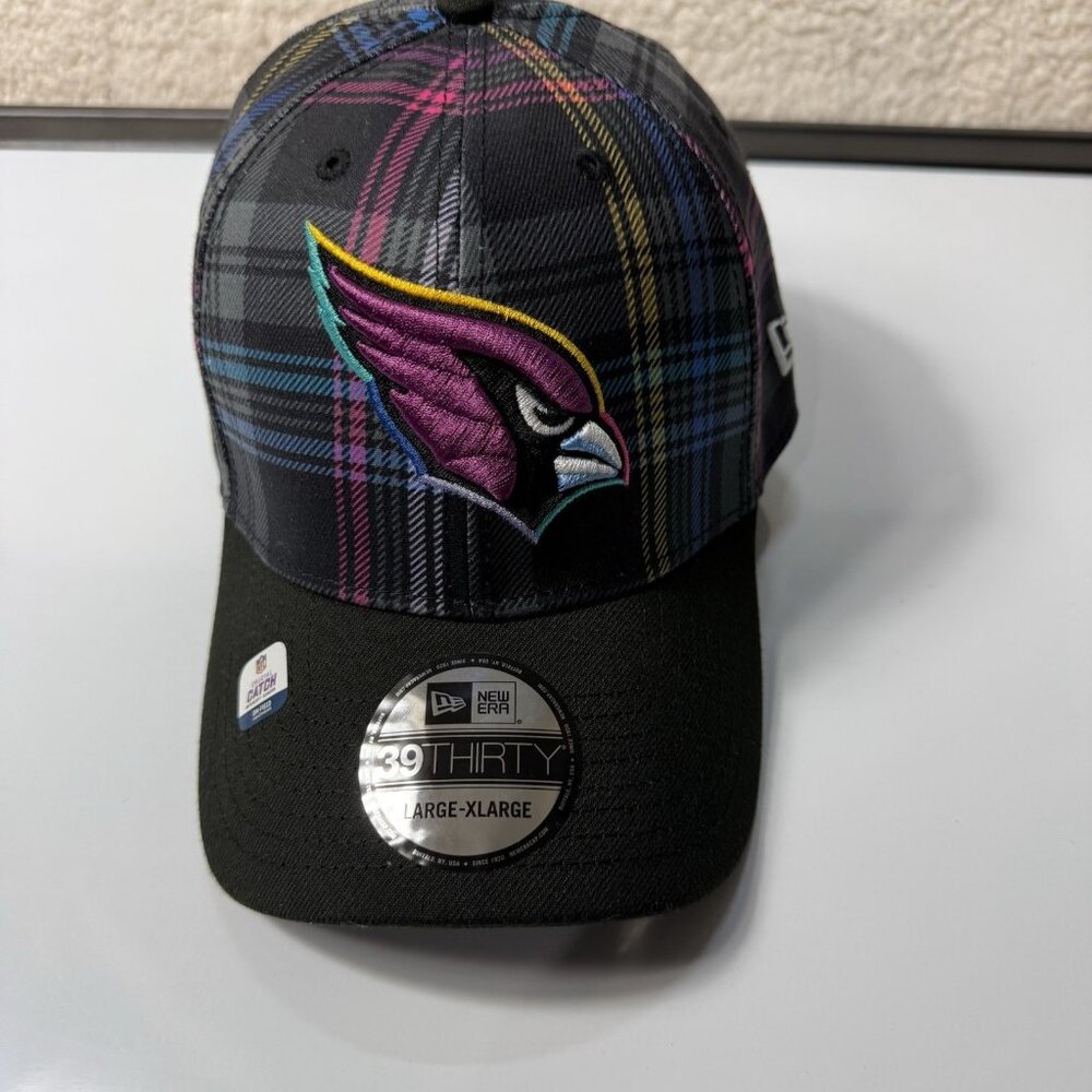 Arizona Cardinals 2024 Crucial Catch 39THIRTY Stretch Fit Hat Large-Xlarge